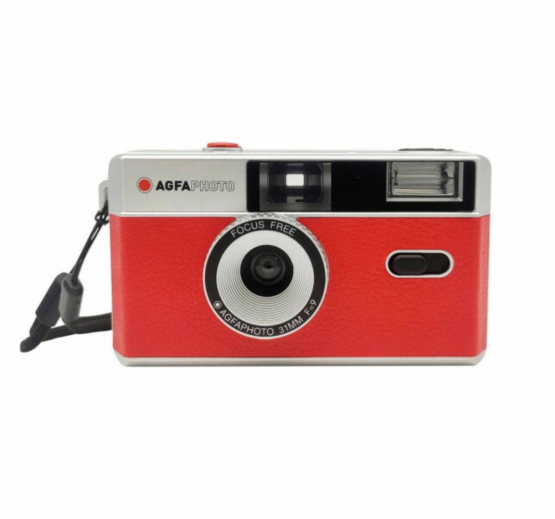 AgfaPhoto Reusable Photo Camera 35 mm rood
