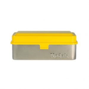 Kodak Film Case Silver & Yellow